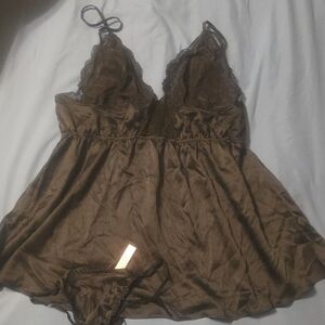 Victoria's Secret Black Lace Nightie